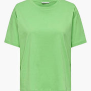Damen T-Shirt mit Rundhalsausschnitt und kurzen Ärmeln