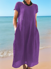 Allie - Lässiges, locker sitzendes Kurzarmkleid für Damen