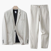 Herren Anzugset mit Blazer und Hose für Frühling Sommer