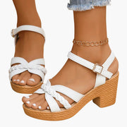 Sandalen Damen - Orthopädische Keilsandalen mit Fußbett