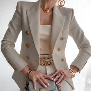 Vanessa - Eleganter Baumwoll-Luxus-Blazer für Damen