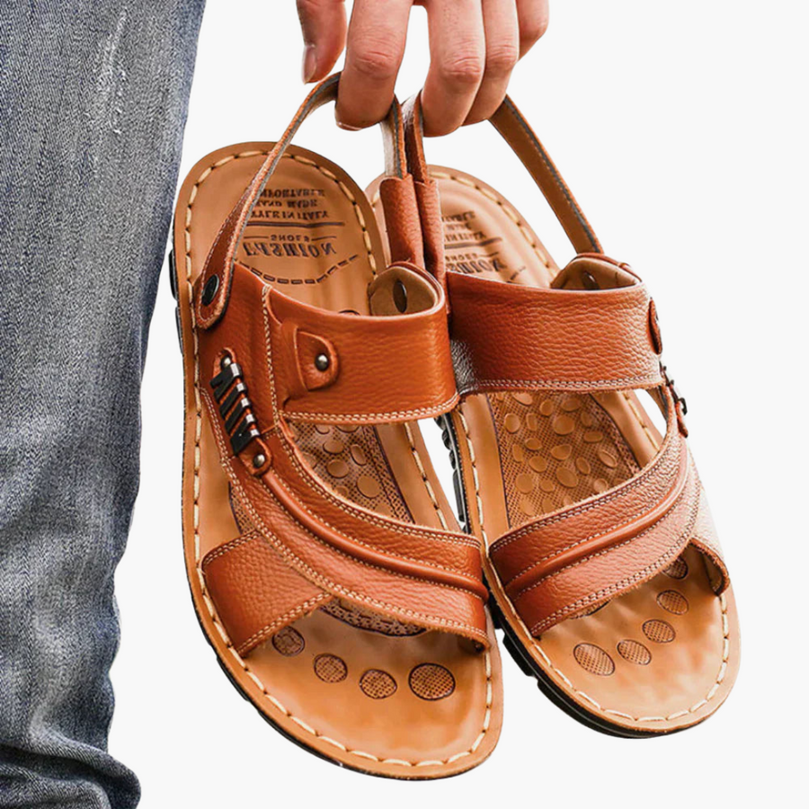 Bequeme orthopädische Sandalen für Herren - robust & komfortabel