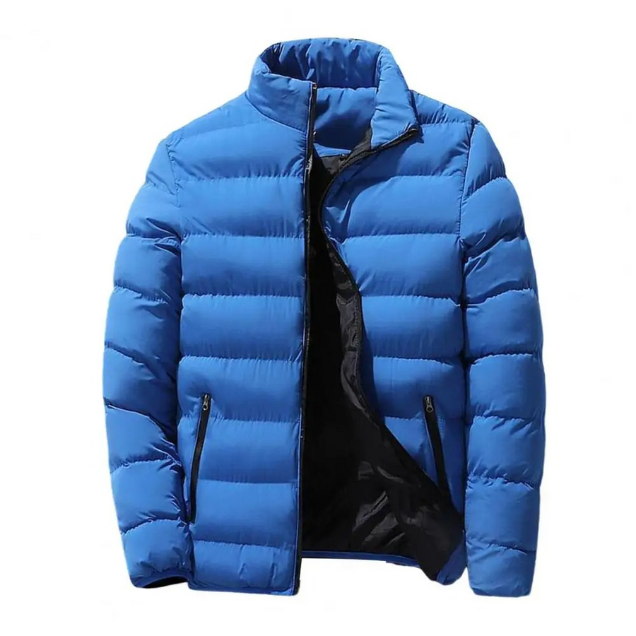 Lässige Daunenjacke Mit Reißverschluss Für Herren | Winter