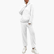 Teddy Hoodie Loungewear für Damen