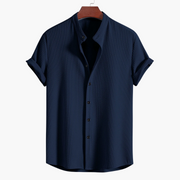 Hemd mit Stehkragen für Herren - Slim Fit, Elegant & Modern