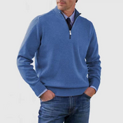 Herrenpullover Mit Halbem Reißverschluss | Langarm