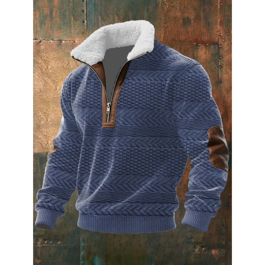 MILIANIA | FLEECE-PULLOVER MIT HOCHSCHLOSS