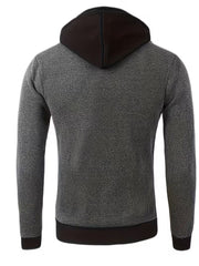 Griffiths – Langärmeliger Kapuzenpullover mit Viertel Reißverschluss