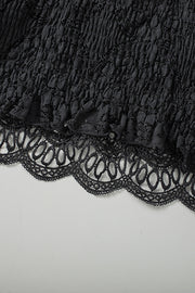 Heidi-Mode | V-Ausschnitt Spitze Cropped Cami