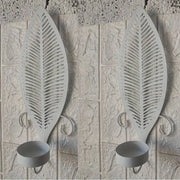 FoliGlow - Kerzenhalter Satz in Blatt Gestaltung