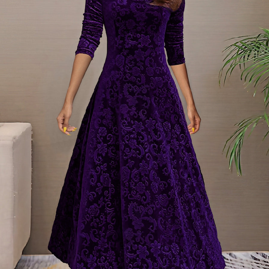 Isabella | Damen Samtkleid elegant modern stilvoll