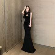 Elegantes Armelloses Langkleid für besondere Anlässe