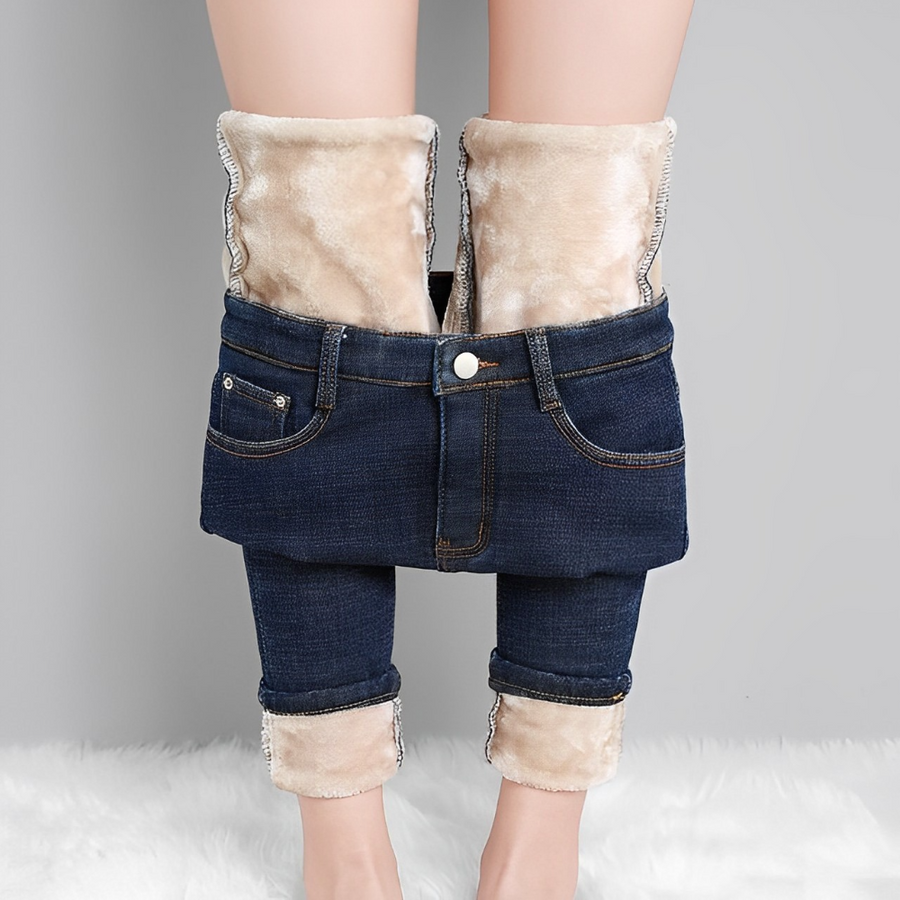 Sophie | Warme Damen Jeans stilvoll gefüttert