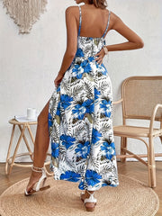 Paula | Blumen Maxikleid Boho Eleganter Stil