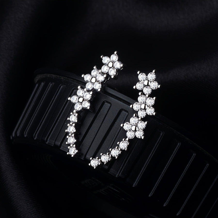Yazaria – Ohrringe mit Blumenmuster