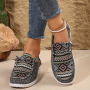 Damen Vintage Geometrische Schuhe