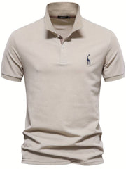 Noah | Slim Fit Klassisches Poloshirt mit sportlichem Kragen-Detail