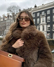 Mia | Eleganter Pelzmantel für Damen
