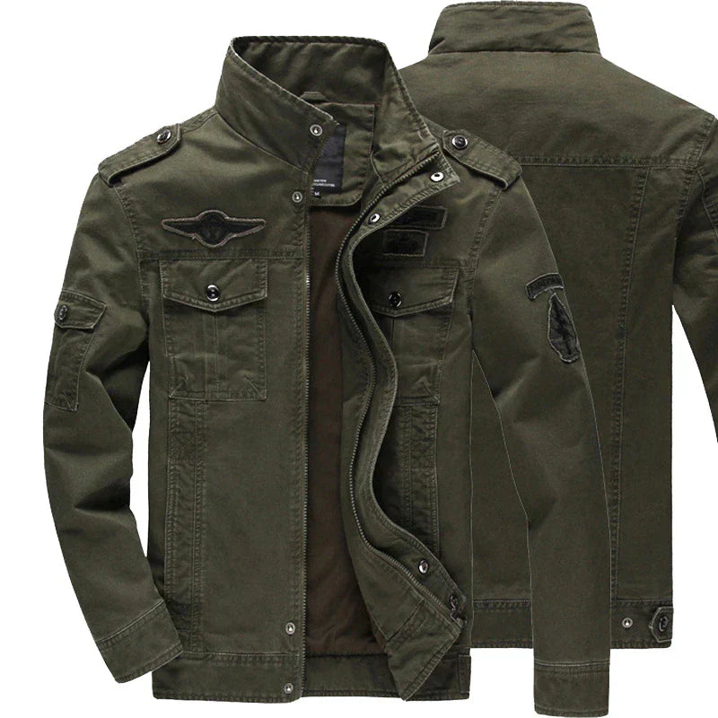 Herren Biker Winterjacke Mit Langen Ärmeln | Mit Reißverschluss