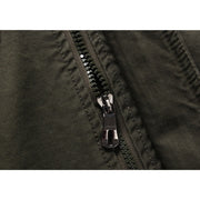 Herren Biker Winterjacke Mit Langen Ärmeln | Mit Reißverschluss