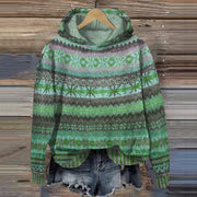 Linde | Retro-inspirierter Pullover mit Kapuze