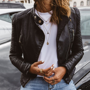 Aveline | Elegante Echtlederjacke