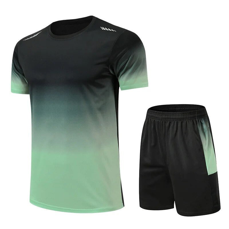 Set activewear da uomo | Tuta da allenamento con sfumature di colore