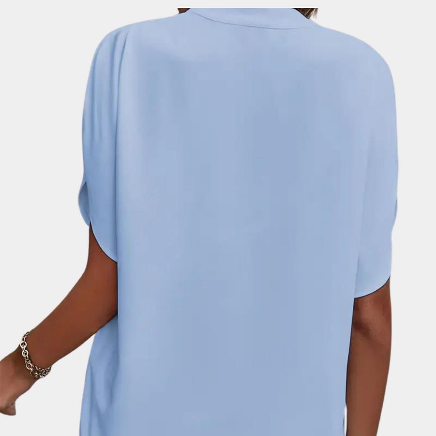 Simone | Elegante V-Ausschnitt Bluse