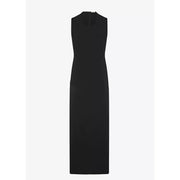 Allegra-Damen Maxikleid im minimalistischen Stil mit ärmellosem Design