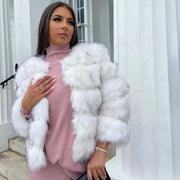 Amelie | Elegante Kunstfelljacke für Damen Winter