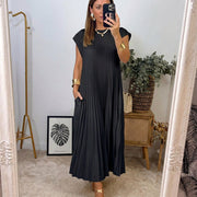 Sommerkleid Damen | Plissierter Maxirock & Zeitloser Eleganter Schnitt