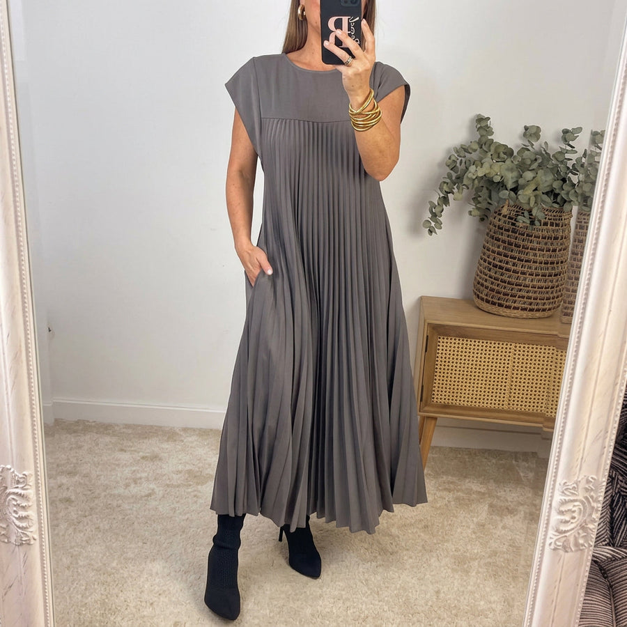 Sommerkleid Damen | Plissierter Maxirock & Zeitloser Eleganter Schnitt