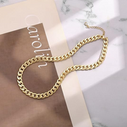 Collana Anabel a maglie | Collana regolabile placcata oro