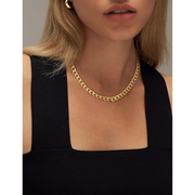 Collana Anabel a maglie | Collana regolabile placcata oro