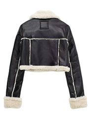 Anna | Elegante Kunstlederjacke für Damen Winter