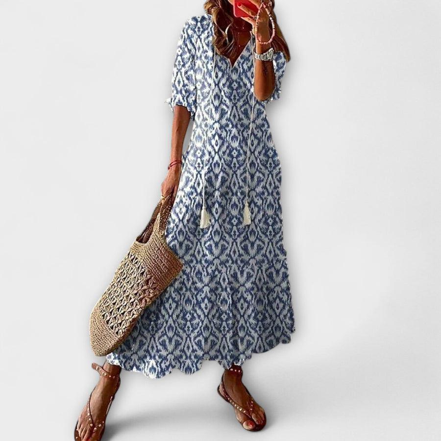 Anna – Damen Boho Sommerkleid