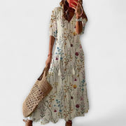 Anna – Damen Boho Sommerkleid