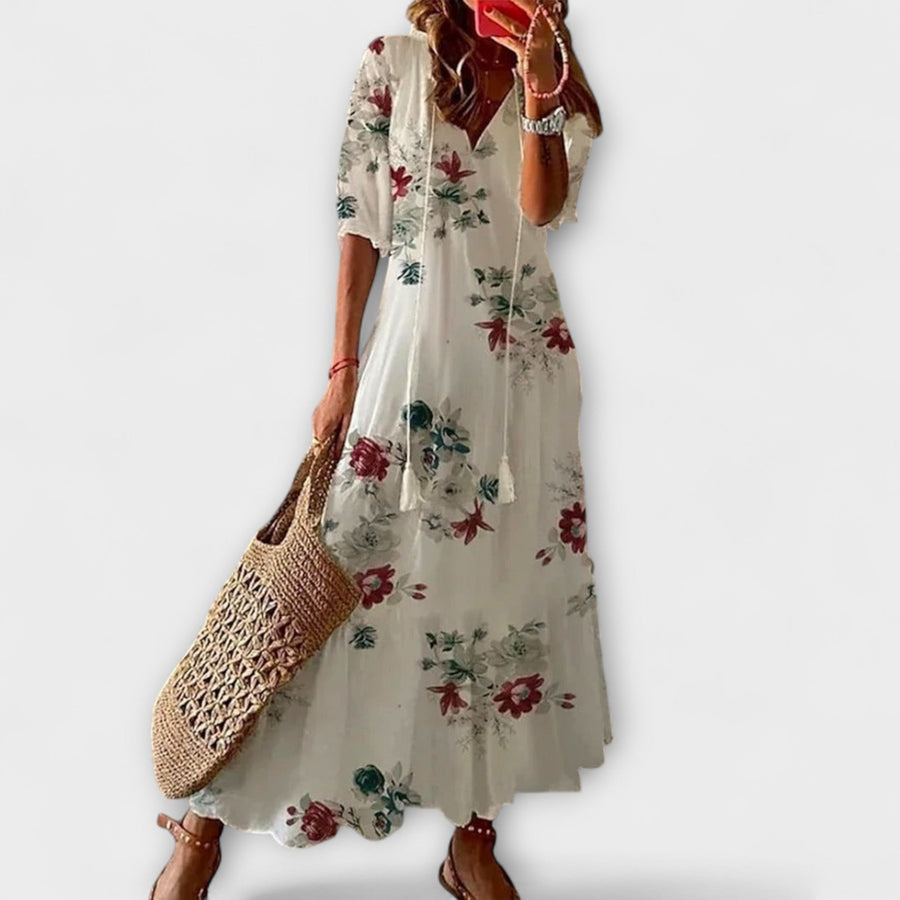 Anna – Damen Boho Sommerkleid
