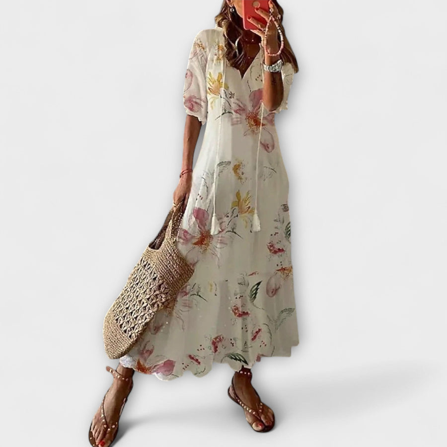 Anna – Damen Boho Sommerkleid