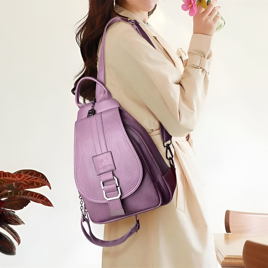 Eleganter Damen-Rucksack aus hochwertigem, weichem Leder