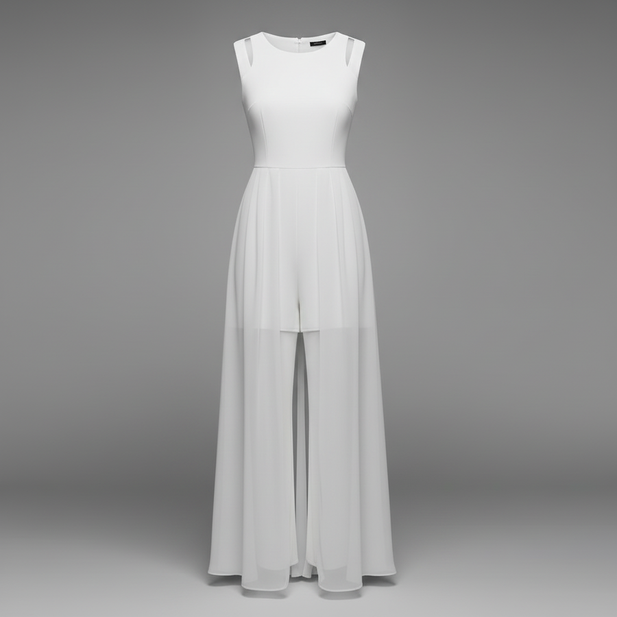Tuta larga senza maniche donna | Moda estiva femminile