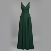 Abito estivo donna senza maniche | Vestito midi elegante con scollo a V, leggero