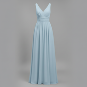 Abito estivo donna senza maniche | Vestito midi elegante con scollo a V, leggero