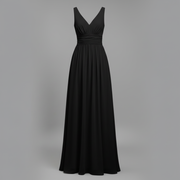 Abito estivo donna senza maniche | Vestito midi elegante con scollo a V, leggero