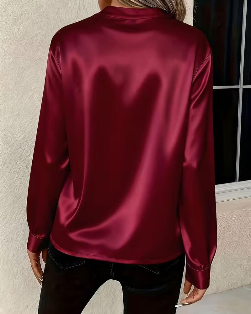Nora | Lockeres Damen Langarmshirt elegant & vielseitig