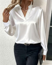 Nora | Lockeres Damen Langarmshirt elegant & vielseitig