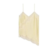 Top slip asimmetrico nero | Camisole da donna