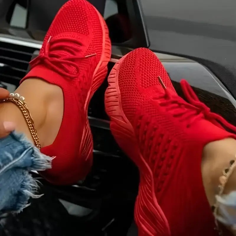 Sneaker donna traspiranti | Scarpe ortopediche in mesh leggere, comode
