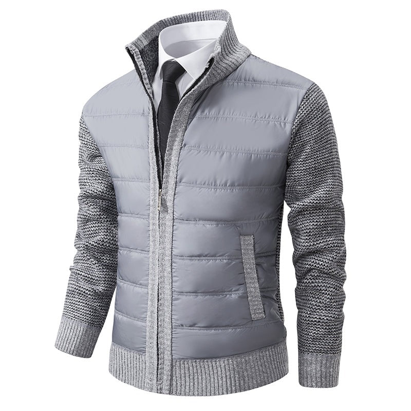 Herren Winter Strickjacke | Mit Reißverschluss