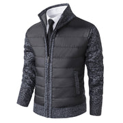 Herren Winter Strickjacke | Mit Reißverschluss